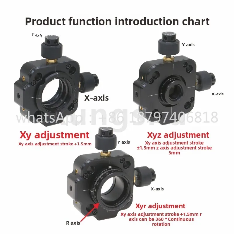 CS30-XY Series 30mm Cage Type Precision Adjusting Frame\ XY Axis\ XYR\ XYZ