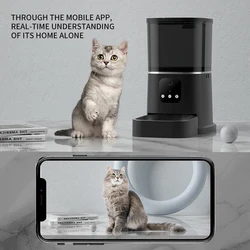 3L 6L Large Capacity Automatic Pet Feeder Smart APP Remote Timing Control Cat Dog Bowl Food Dispenser With Camera WIFI Recording