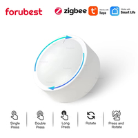 Zigbee 3.0 Smart Knob Switch Intelligent Linkage Wireless Scene Switch Remote Dimmer Controller For Tuya Gateway Automatic Scene