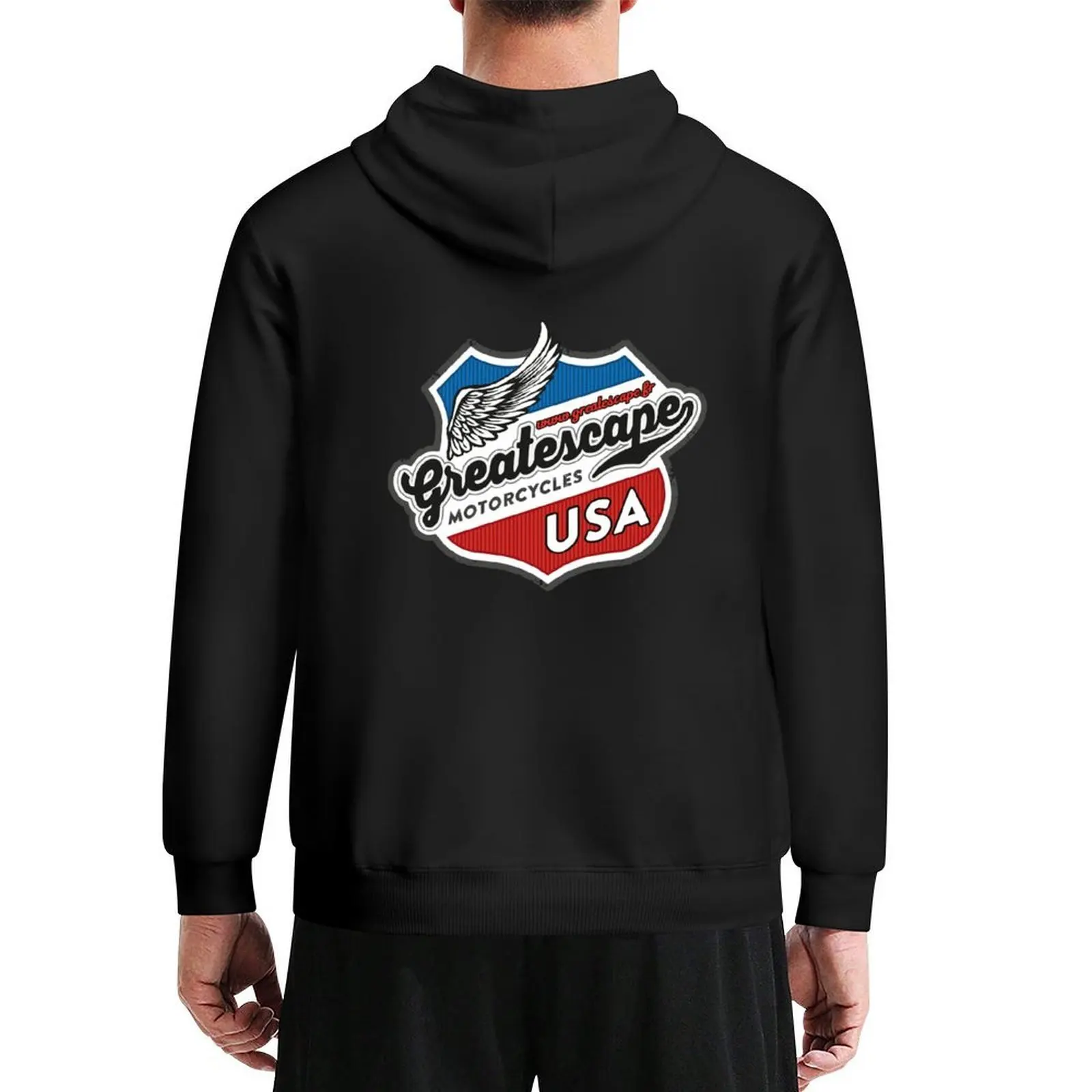 

Greatescape Shield Hoodie anime clothes men's sweat-shirt set men's clothing aesthetic clothing tracksuit