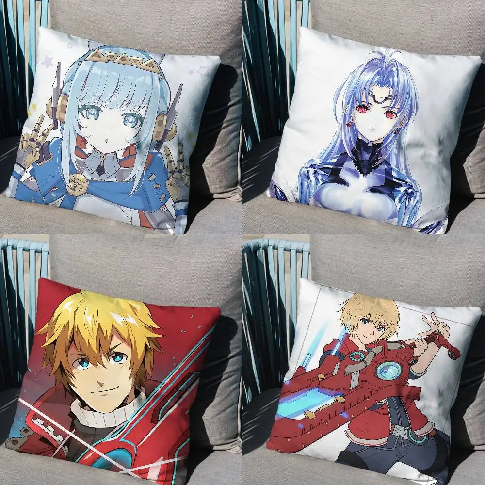 

KOS MOS Xenoblade Chronicles Pillow Case Office Cushions Suitable For Sofa Car Bedroom Decorative Cushion Cover