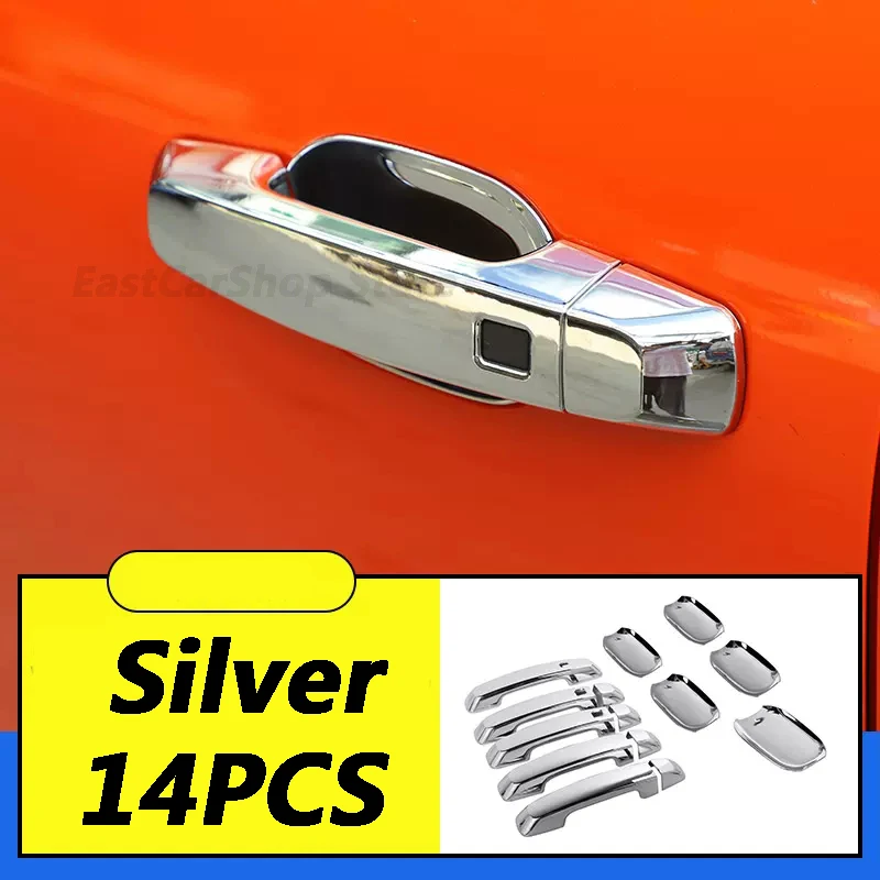 

For Great Wall GWM Tank 300 Car ABS Chrome Handle Protective Cover Door Handle Outer Bowl Decoration Accessories 2021 2022 2023