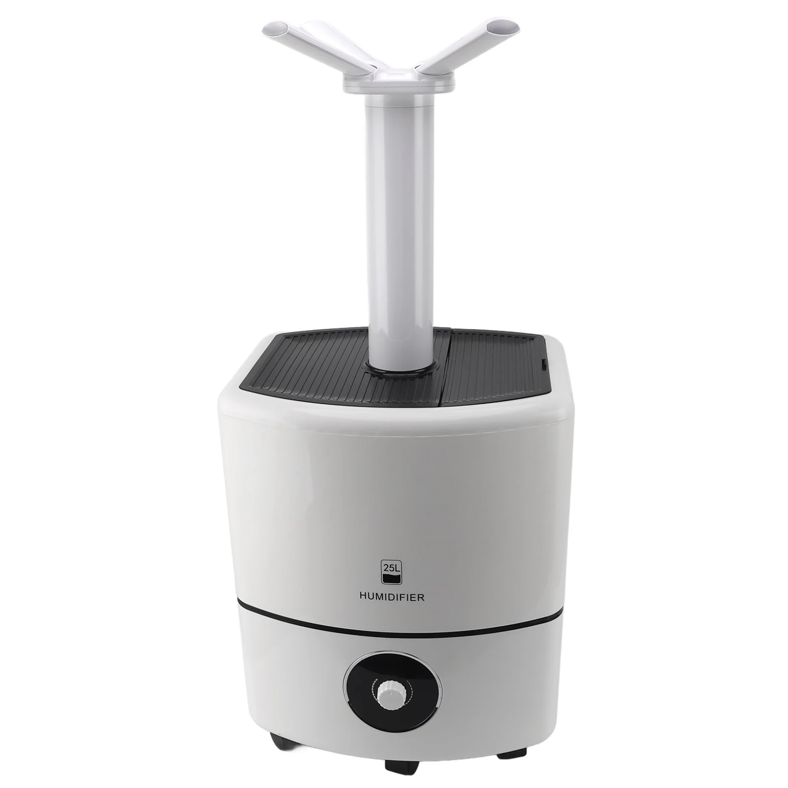 コールドミストトップフィル加湿器、ユニバーサルホイール、広い部屋、家庭、工業用、25l、3000ml/h