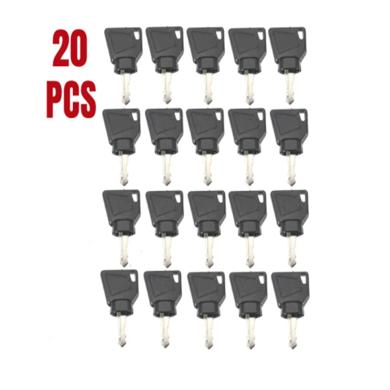 20 Pcs Ignition Start Key Switch Starter key For JCB 3CX Excavator Most  for JCB Machine Digger Replacement Parts