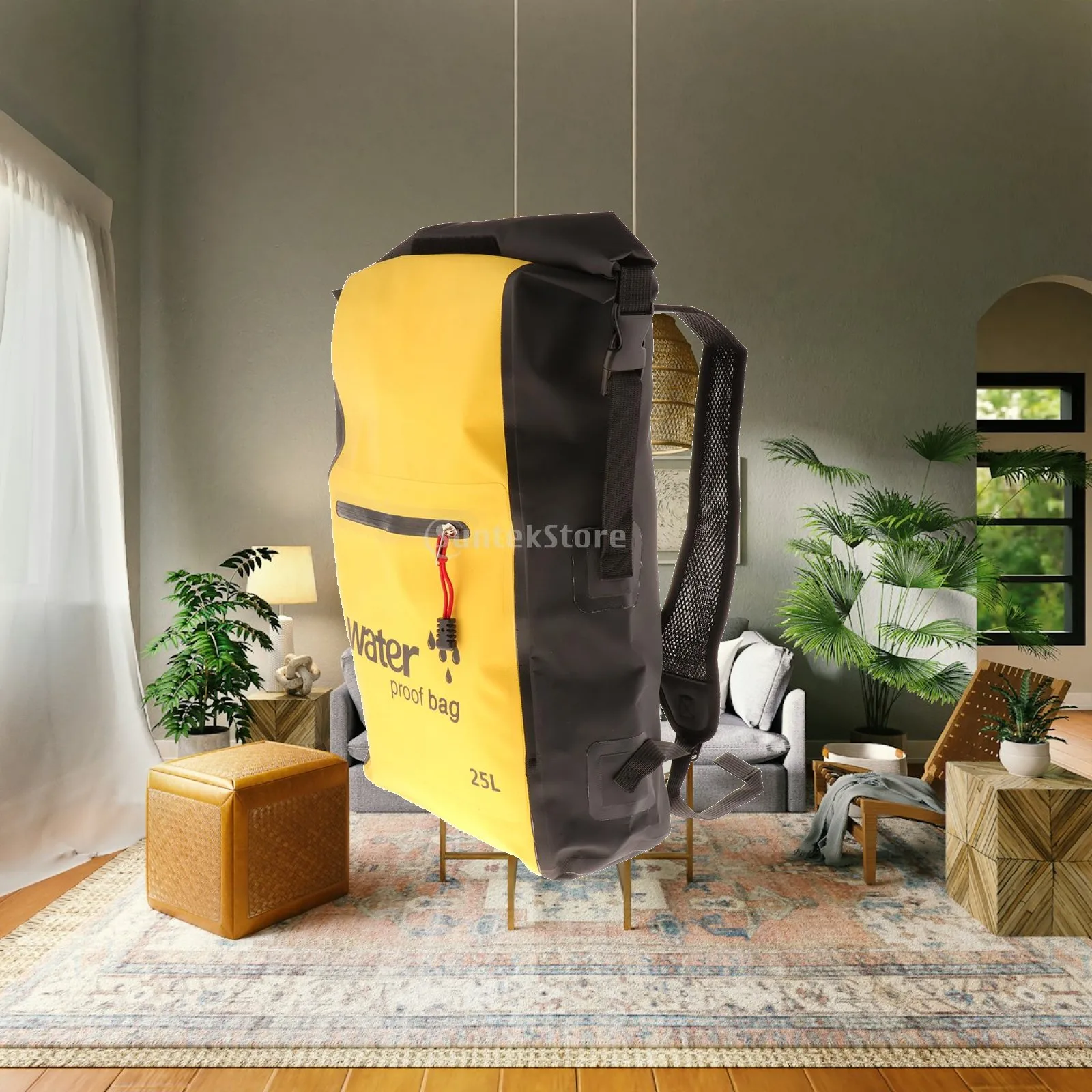 Marine Dry Canoe Bag 25L Heavy Duty Waterproof Backpack for Kayaking Rafting Hiking Camping Outdoor Sports