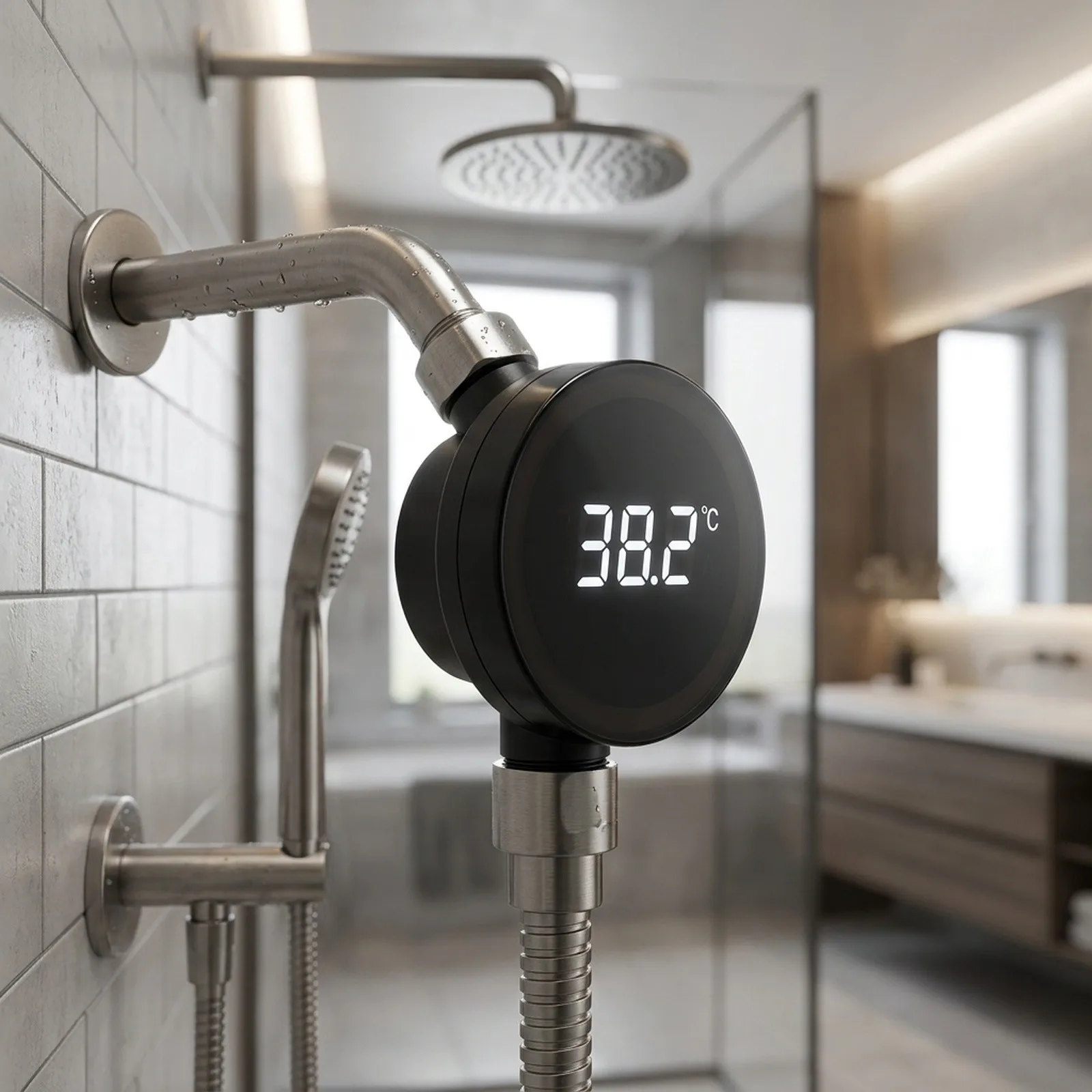 For Comfortable Bathing Bath for Smart Thermometer Shower Thermometer Water Temperature Gauge Long-lasting Construction