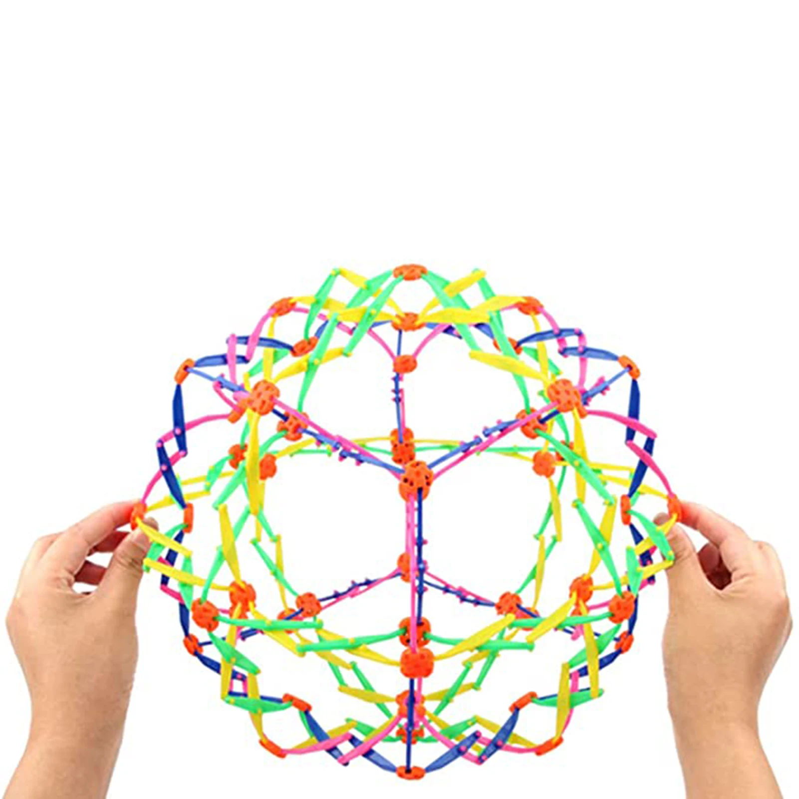 Brinquedos de alívio do estresse colorido iatable bola mágica expansível bola de respiração expansível esfera brinquedo ansiedade brinquedos adequados