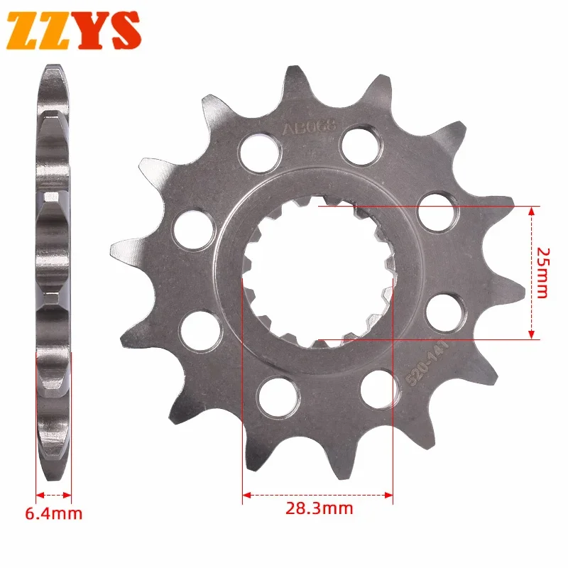 520 14T Tooth Front Sprocket Gear Star Pinion For Yamaha ATV YFM700R YFM700 R YFM70 YFM70RSB YFM70RSC Raptor R 2020-2024 YFM 700