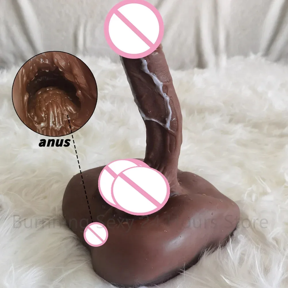 21cm Long Penis Women Masturbation Realistic Artificial Penis Thick TPE Dildo Plugs Fetish Gay Prostate Anal Sex Toys Ass Plug