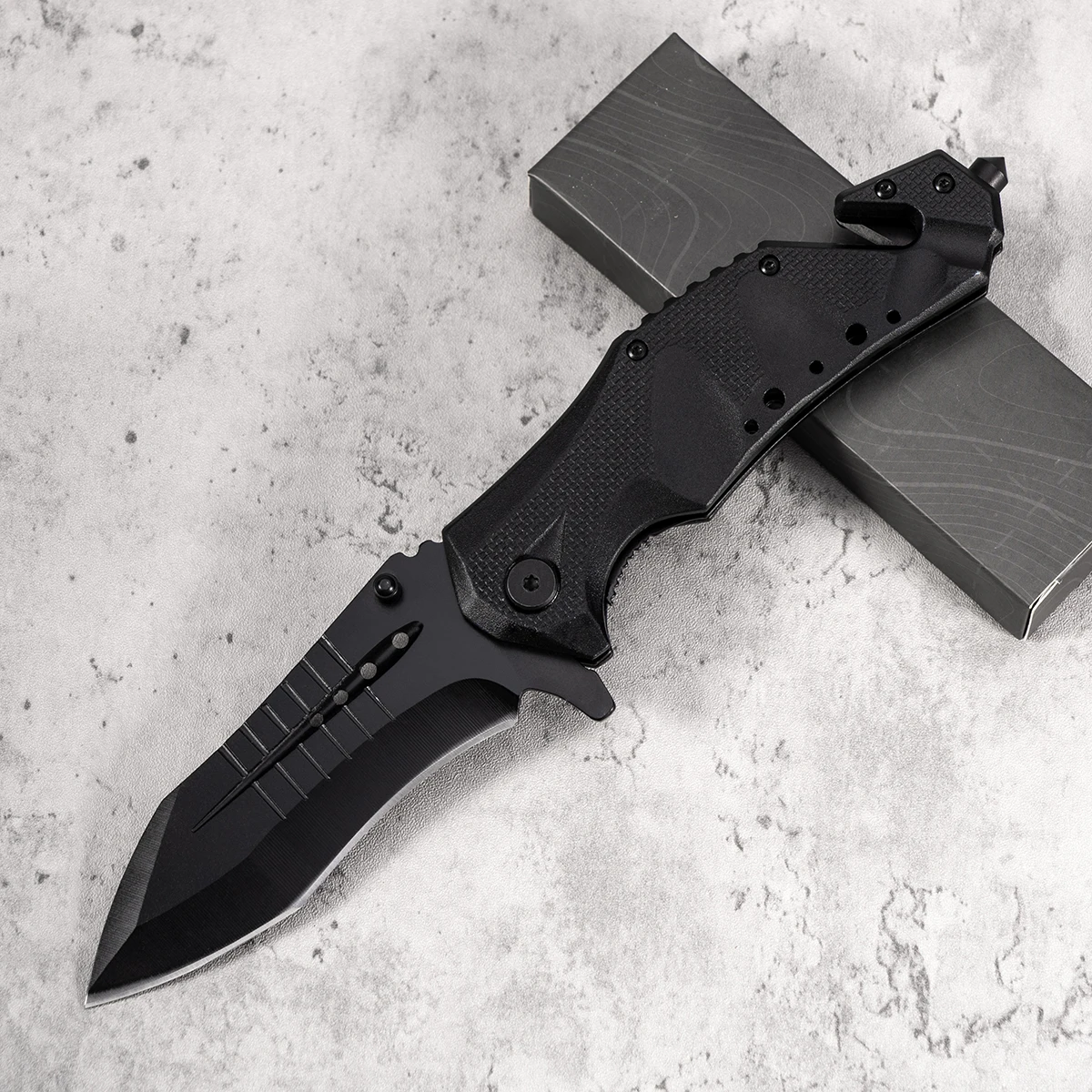 

Многофункциональный складной нож с алюминиевой ручкой и стальным лезвием 5CR, режущий инструмент для выживания на открытом воздухе для ежедневного ношения