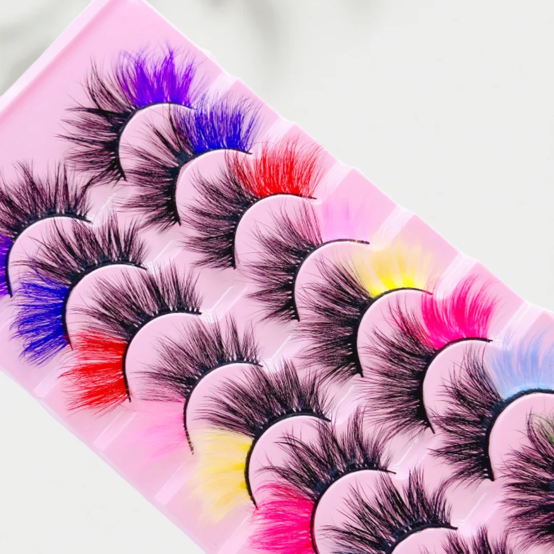 8 أزواج من قلم تحديد العيون الصناعي متعدد الألوان، 8 قطع. هذا هدية مثالية للعطلات للنساء. يستخدم لمكياج العيون