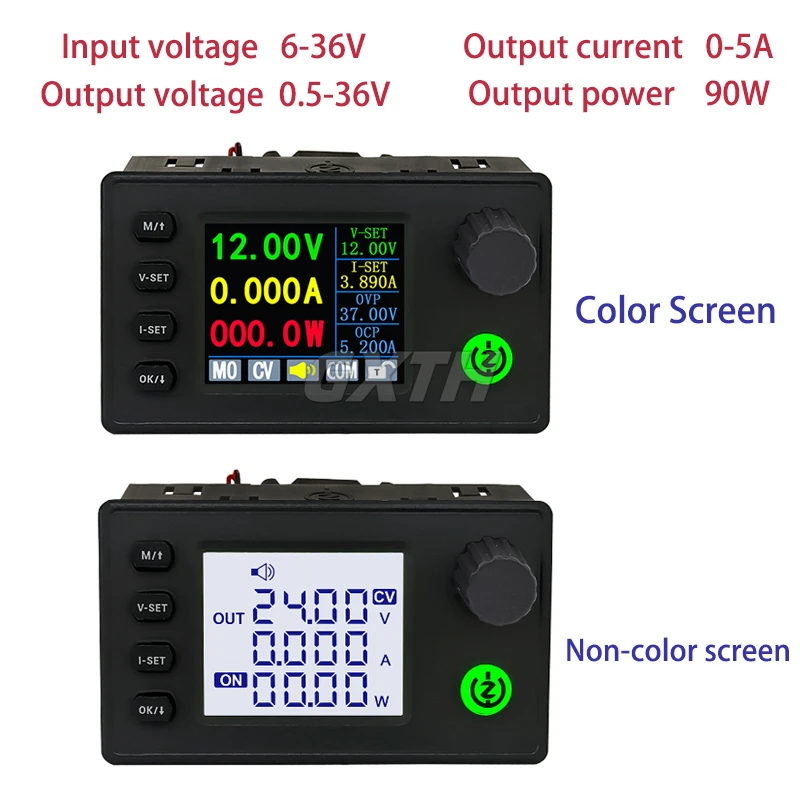 Zasilacz buck-boost CNC 90W Regulowany zasilacz regulowany 6-36V do 0,5-36V CC CV Moduł ładowania