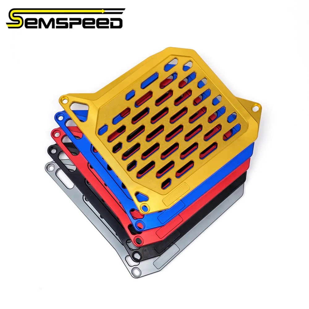 SEMSPEED Motorrad CNC Aluminium Kühlergrill für Yamaha NMAX NVX 125 155 160 V2 V3 Standard 2021-2026 – Detail 11