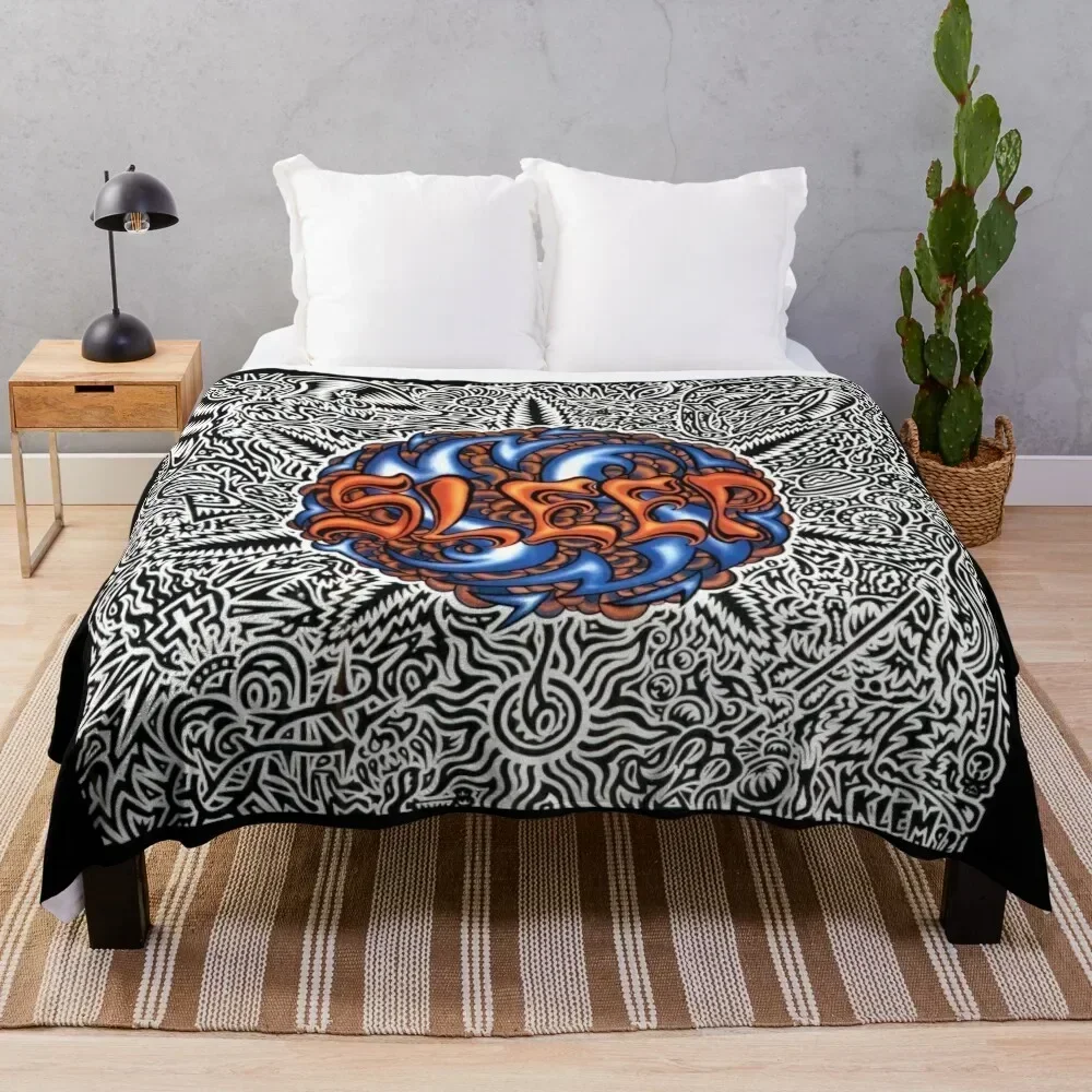 

Steep stoner sludge metal band - Holy mountain album cover Dragonaut Throw Blanket