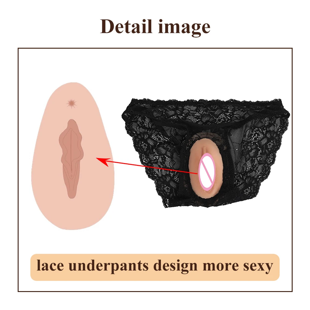 EYUNG Fake Vagina Pad Cosplay Silicone Crossdressing Fake Vulva for Transgender Drag Queen Crossdresser