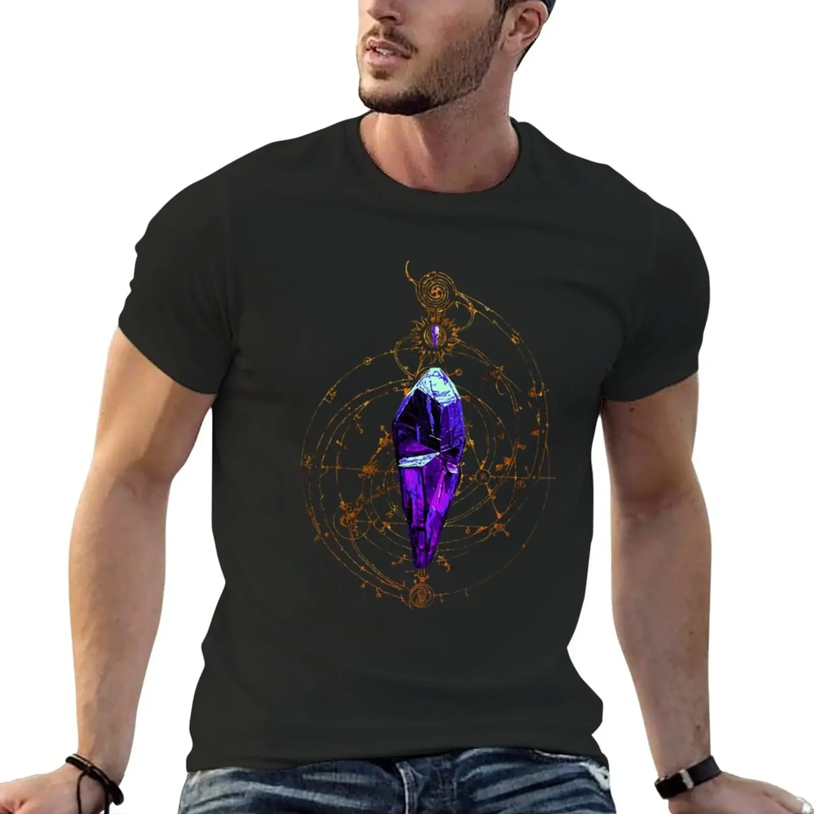 Convergence T-Shirt summer tops anime clothes Aesthetic clothing men t shirts