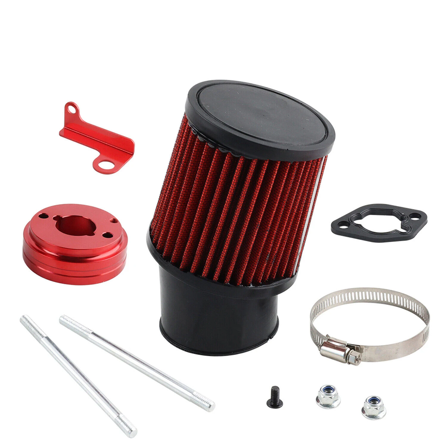 Inlet Air Filter Kit For Mini Bikes & Go Karts With 212cc, 6.5HP Predator Engine