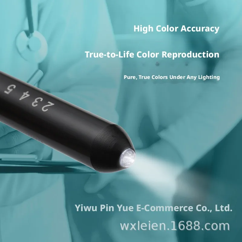Multi Functional Scale Pen Light LED Pen Flashlight Nurse Pen Light Pupil Oral Examination White Light Medical Lighting