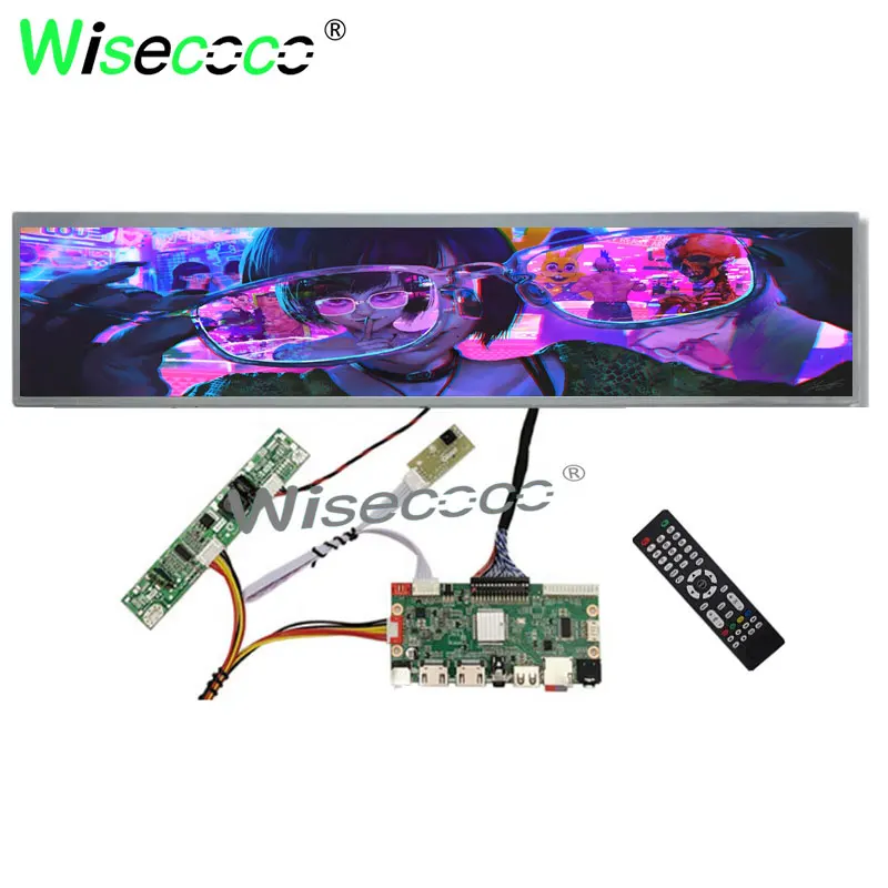 Imagem -06 - Esticado Bar Display Lcd para Arcade Machine Digital Signage Display Tela de Tira Longa Fhd Gaming 1920x360 24