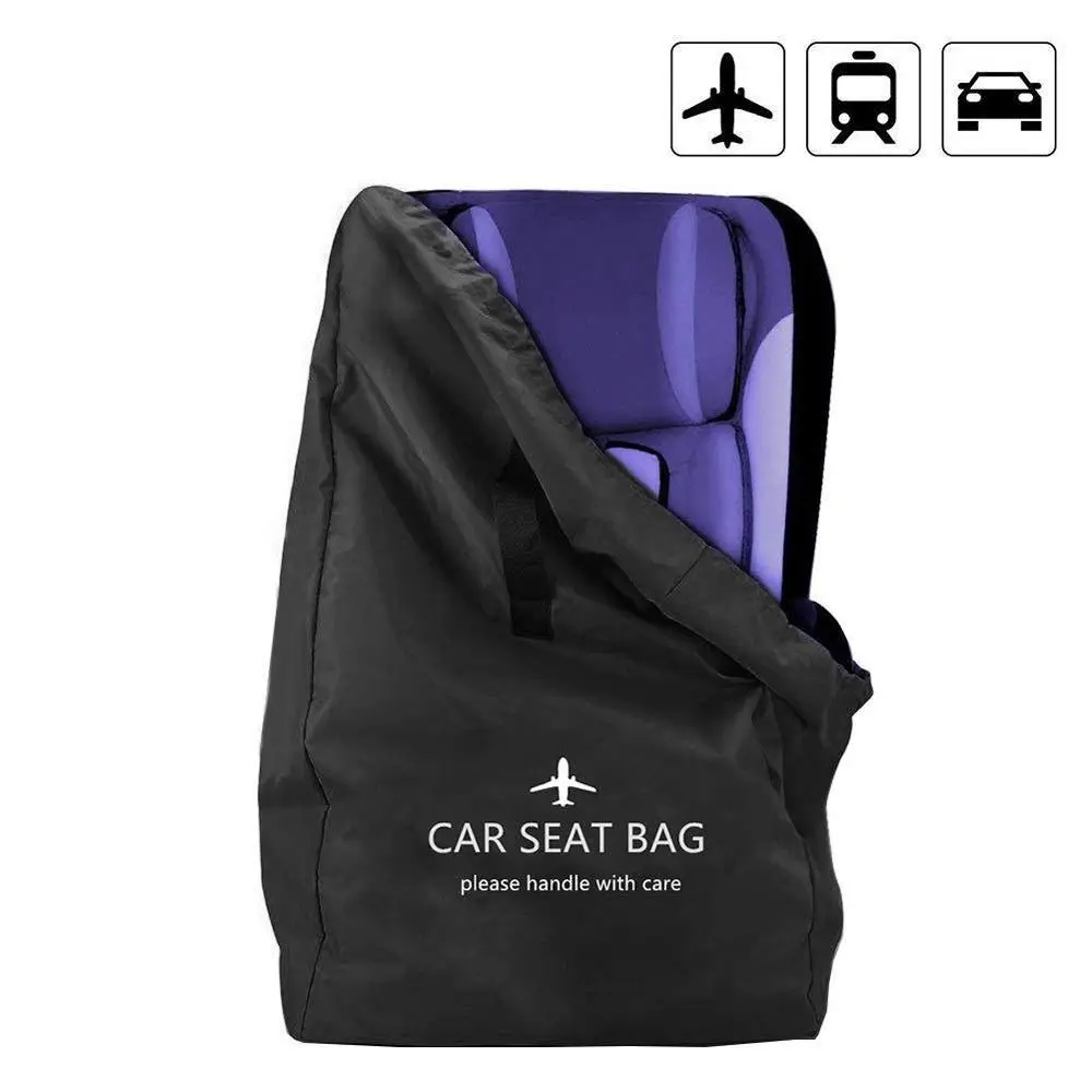 

Simple Lightweight Black Portable For Pushchair Large Car Seat Storage Bag Stroller Cover Baby Stroller Bag Pram Travel Bag