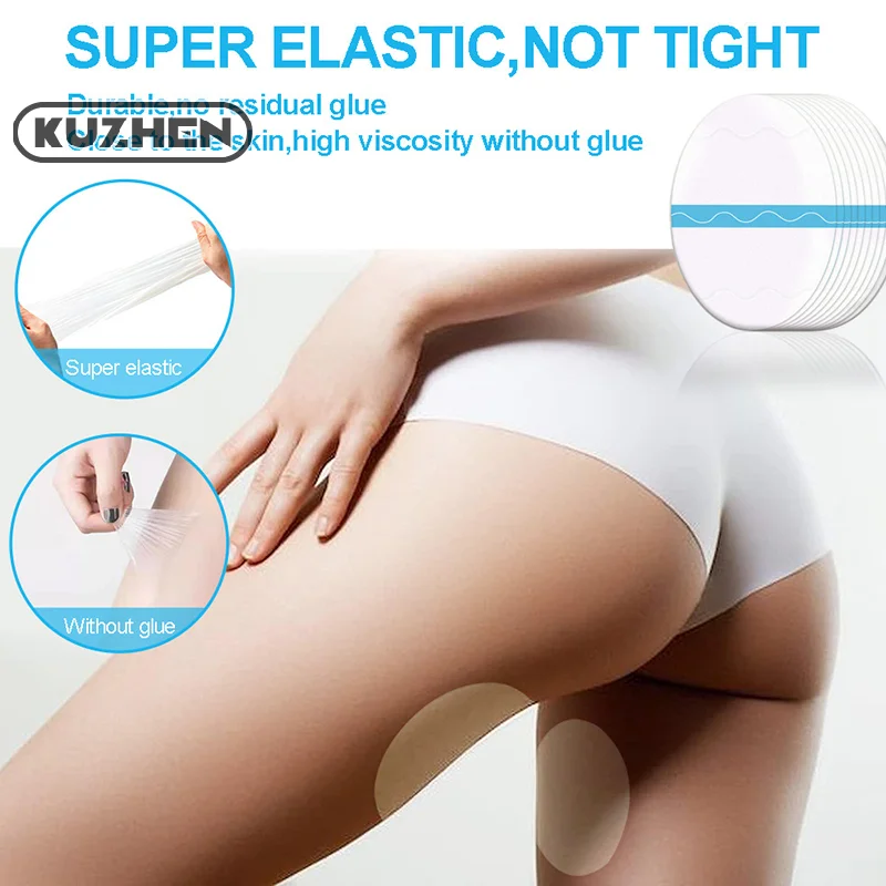 12Pcs Invisible Anti-ChafingThigh Tapes Unisex Disposable Thigh Pads Body Care Anti-friction Patches Protector Rubbing Stickers