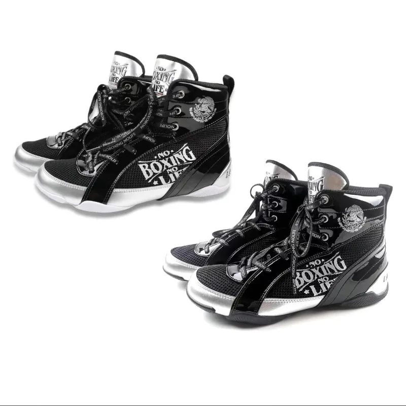 

2025 New Men Women Wrestling Boots Top Quality Boxing Shoes Unisex Designer Fighting Shoe Couples Gym Training Shoe