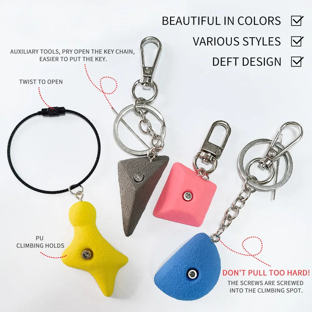 Rock climbing holds key chain ,Christmas present Creative key ring ,Rock Climbing Gifts , New rock climbing souvenirs gift