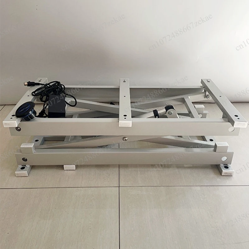 Wheeled mobile scissor lift table, household and industrial remote control lift bracket
