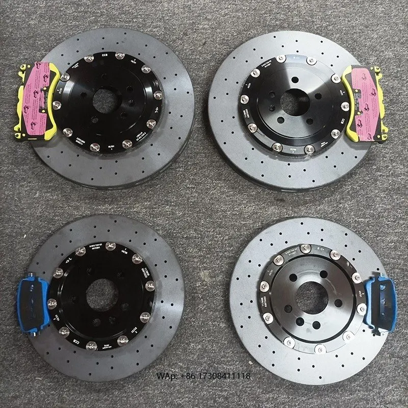 

Stopart Upgrade Brake Caliper Kit Carbon Ceramic Disc Rotor Long Fiber 355mm 440mm 3W0615301R/3W0615301K Light Weight Universal
