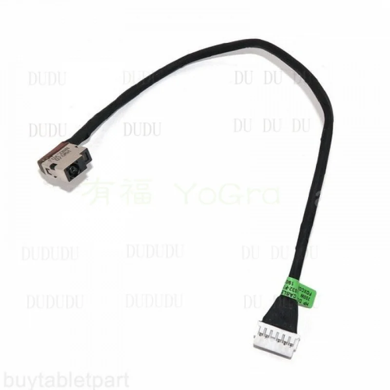 

D DC In Power Jack Charging Port Connector Cable Wire For Fit HP 15-DC1058WM