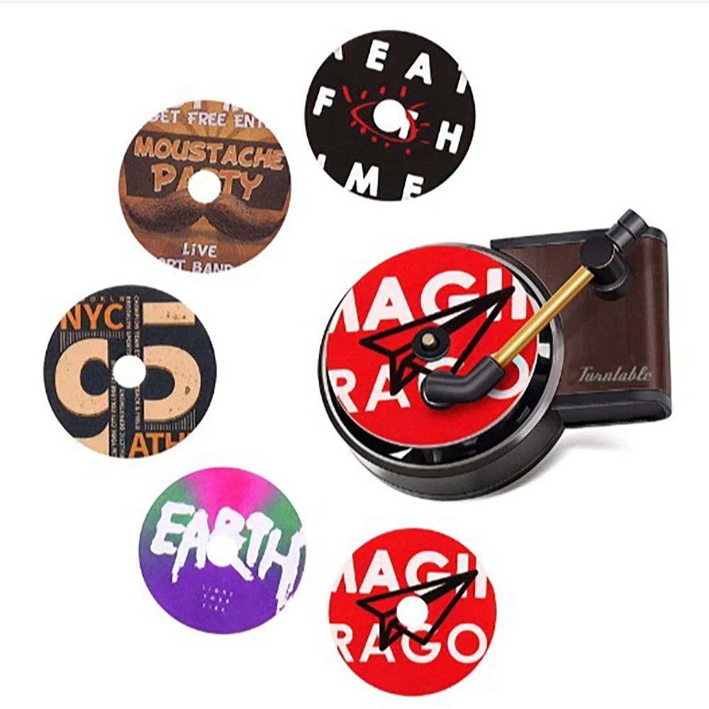 Car Air Freshener Record Player Perfume Clip Vinyl Smell Diffuser Phonograph Design Turntable Fragrance Vent Outlet Aromatherap