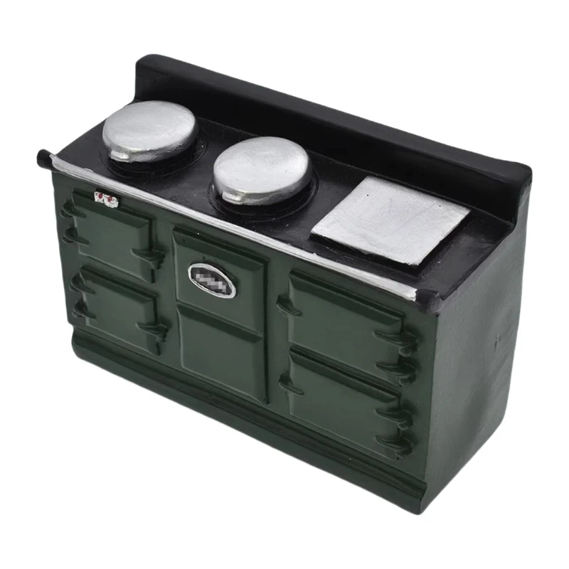 Modelo realista móveis cozinheira para coleta dramatizações gabinete bonecas