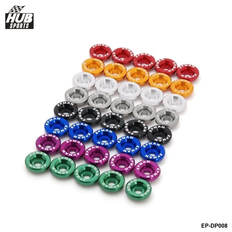 HUB sports Valve Cover Washers Kit for Honda D-Series (Red, Black, Silver, Blue,Purple,Green) HU-DP008