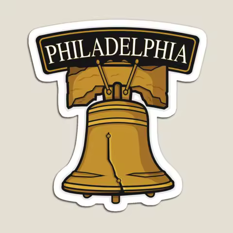 City Of Philadelphia Magnet for Fridge Organizer Baby Funny Home Decor Stickers Refrigerator Kids Magnetic Children Holder