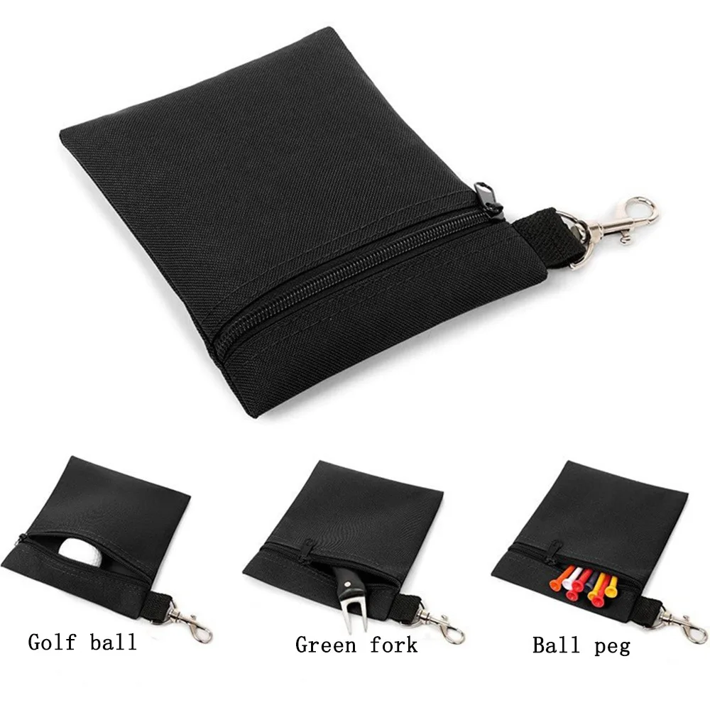 Portable Golf Waist Pack - Water-Resistant Tool Storage Bag, Lightweight Hanging Pouch for Belts & Golf Carts
