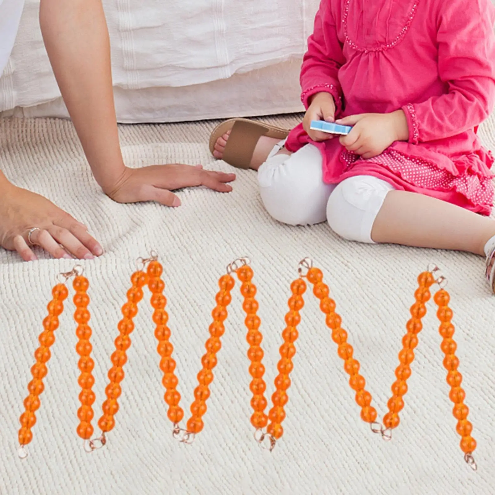 10 Stuks Montessori Kralenkettingen Wiskundige Materialen Voor Kinderen Peuters Cadeau