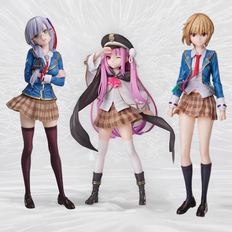 Оригинальный ElCOCO Kayamori Ruka Kunimi Tama Yuki Izumi HEAVEN BURNS RED 1/8 ПВХ игровая кукла аниме игрушки модель