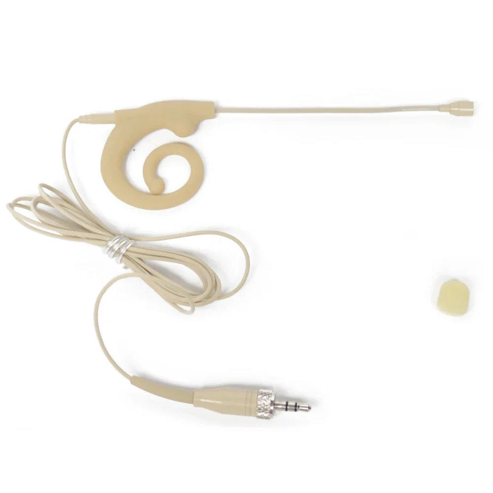 المهنية HM680 الأذن تسليم الحلزون ميكروفون سماعة الرأس ل Sennheiser G2 G3 G4 Bodypack 3.5 مللي متر مقبس استريو مريح لينة