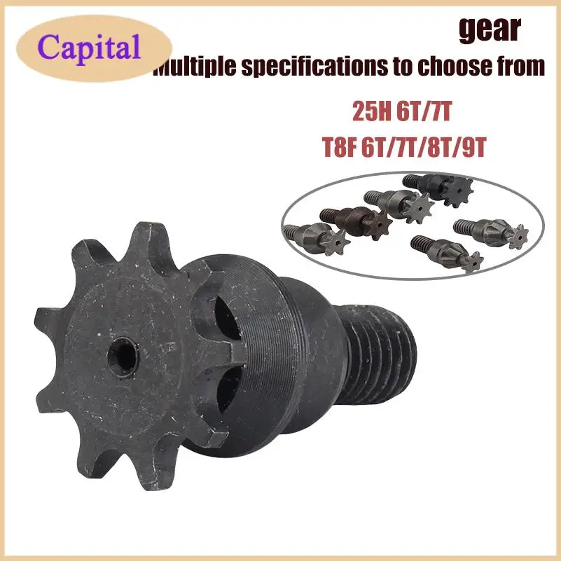 High-performance 25H T8F 6/7/8 /9Teeth Clutch Gearbox Pinion Sprocket Suitable For 2-stroke 47cc 49cc Pocket Bike ATV