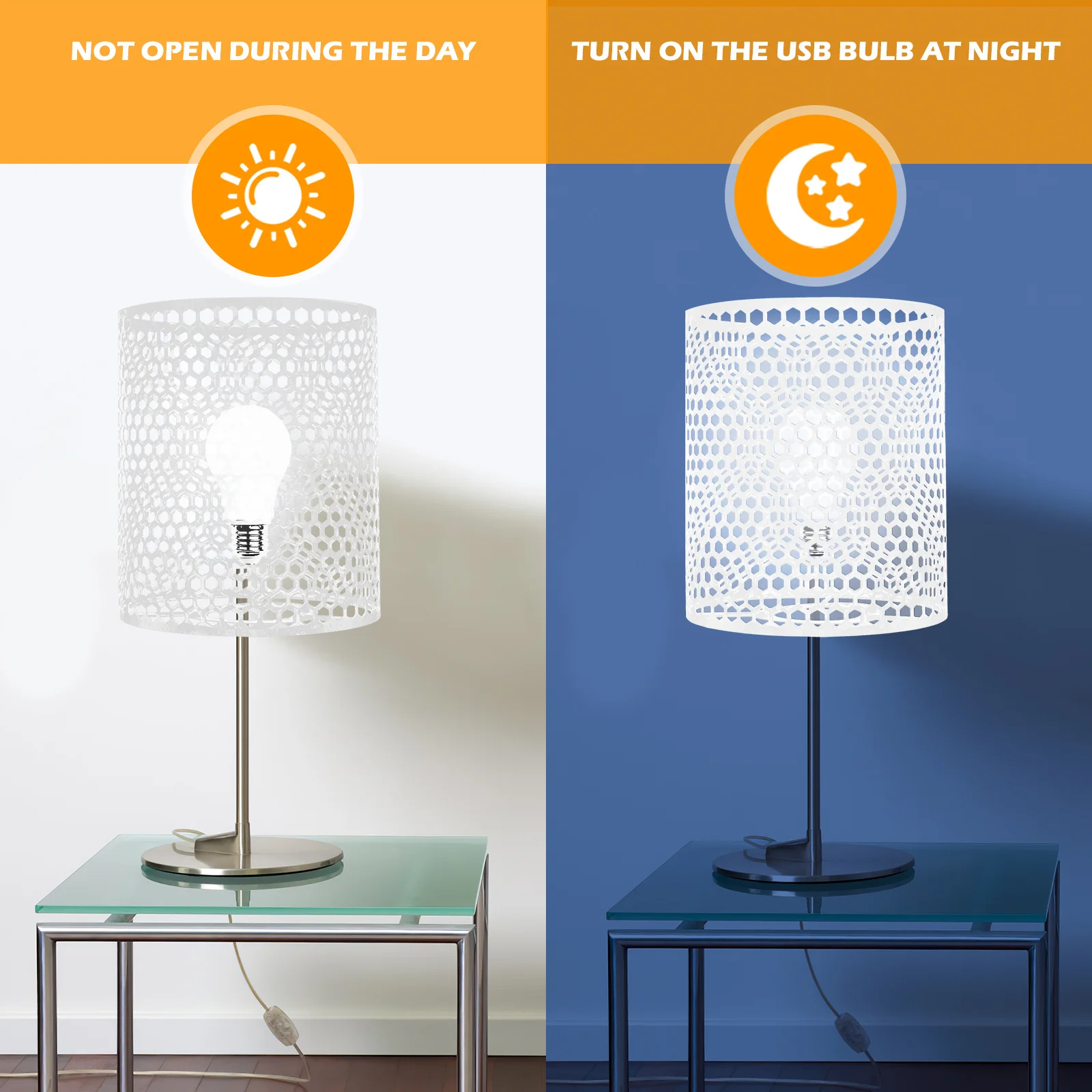 

Hollowed Lampshade Cover Safe and Durable Replacement for Old Broken Ones Lampshade Cover Appliance Covers Lamp Decor