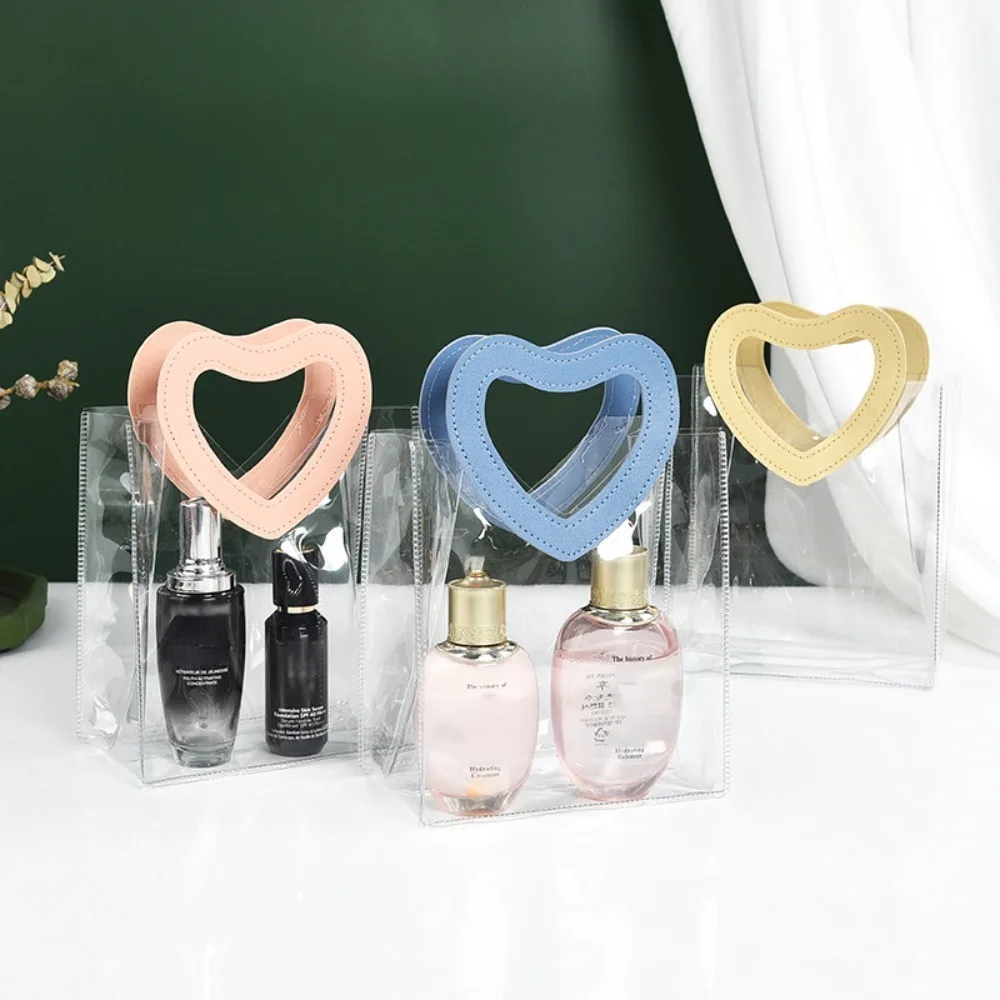 

PVC Transparent Flexible Tote Bag/ Shopping Bag/ Goodie Bag/ Packaging Bag/ Plastic Grocery Bag/ Flower Bag