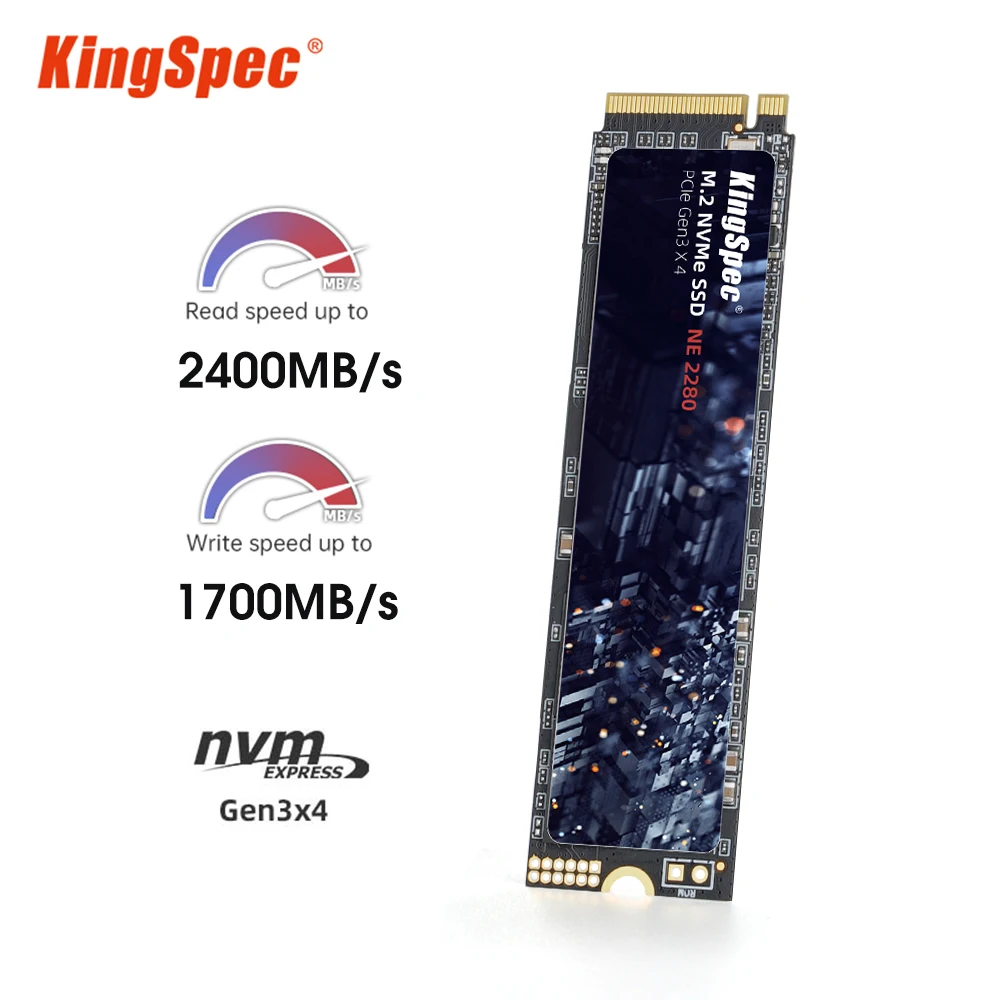 KingSpec M.2 SSD M2 128GB PCIe SSD 256GB hdd 512GB NVMe PCIE 2280 Solid State Drive For Laptop Desktop Inrernal GIGABYTE Asrock