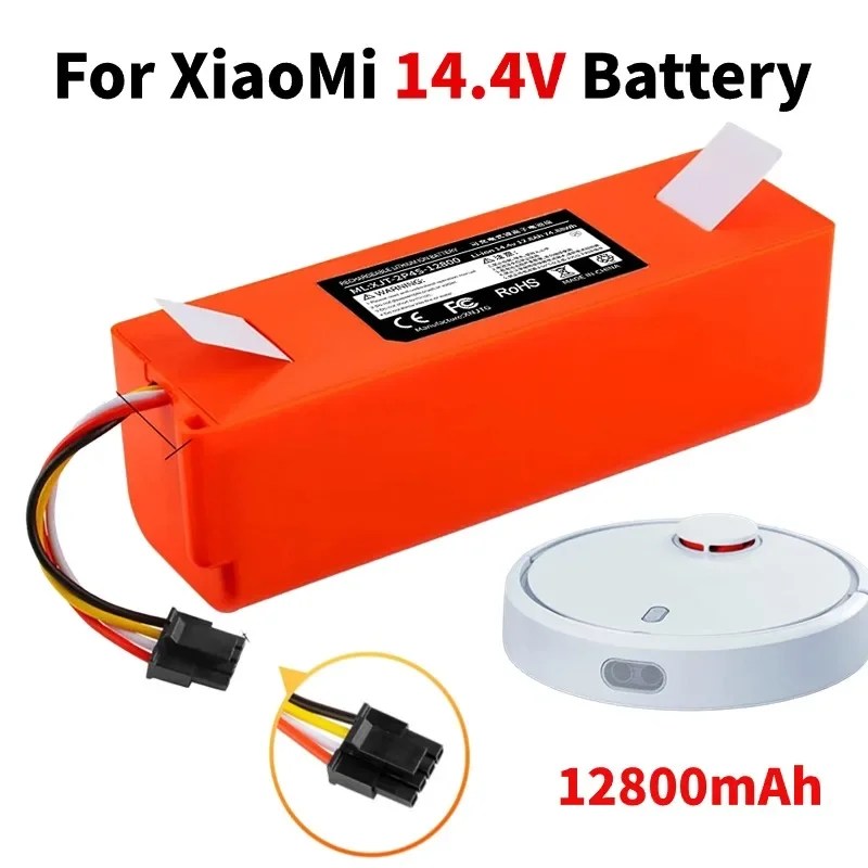 

14.4V BRR-2P4S-5200S Robotic Vacuum Cleaner Replacement Battery For Xiaomi Roborock S55 S60 S65 S50 S51 S5 1S 1ST MAX S6 Parts