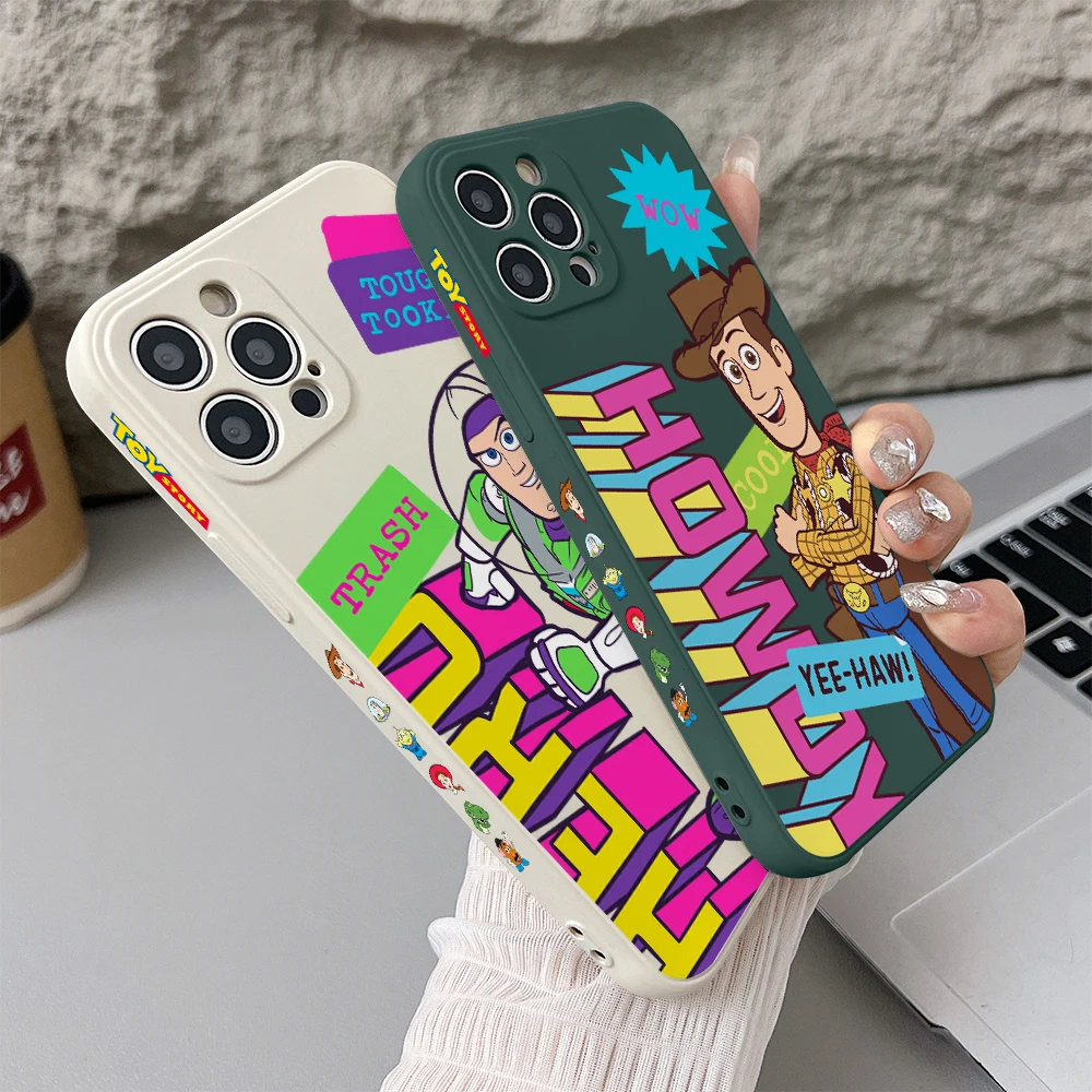 Woody Buzz Toy Story Phone Case for Vivo V30 V30e V29 V25 V21 Y50 Y36 Y35 Y28 Y22 Y21 Y20 Y17 Y16 Y15s Pro 4G 5G TPU Soft Cover