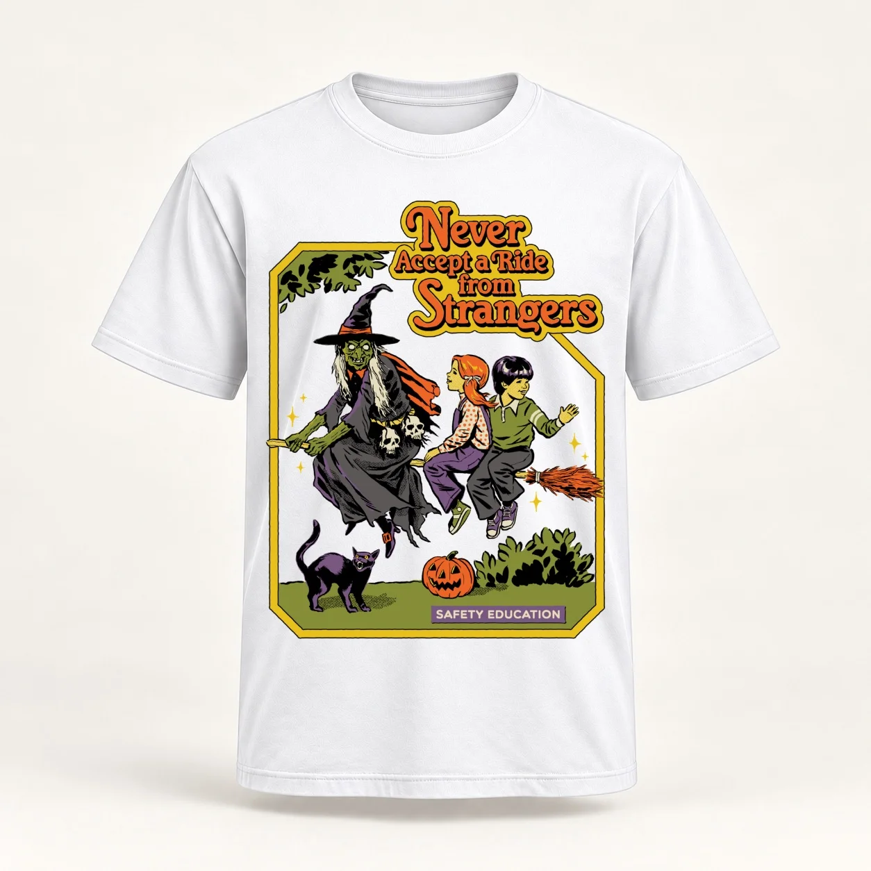 Never Accept A Ride Women T-Shirt hippie clothes blacks anime clothes Summer Women's clothing