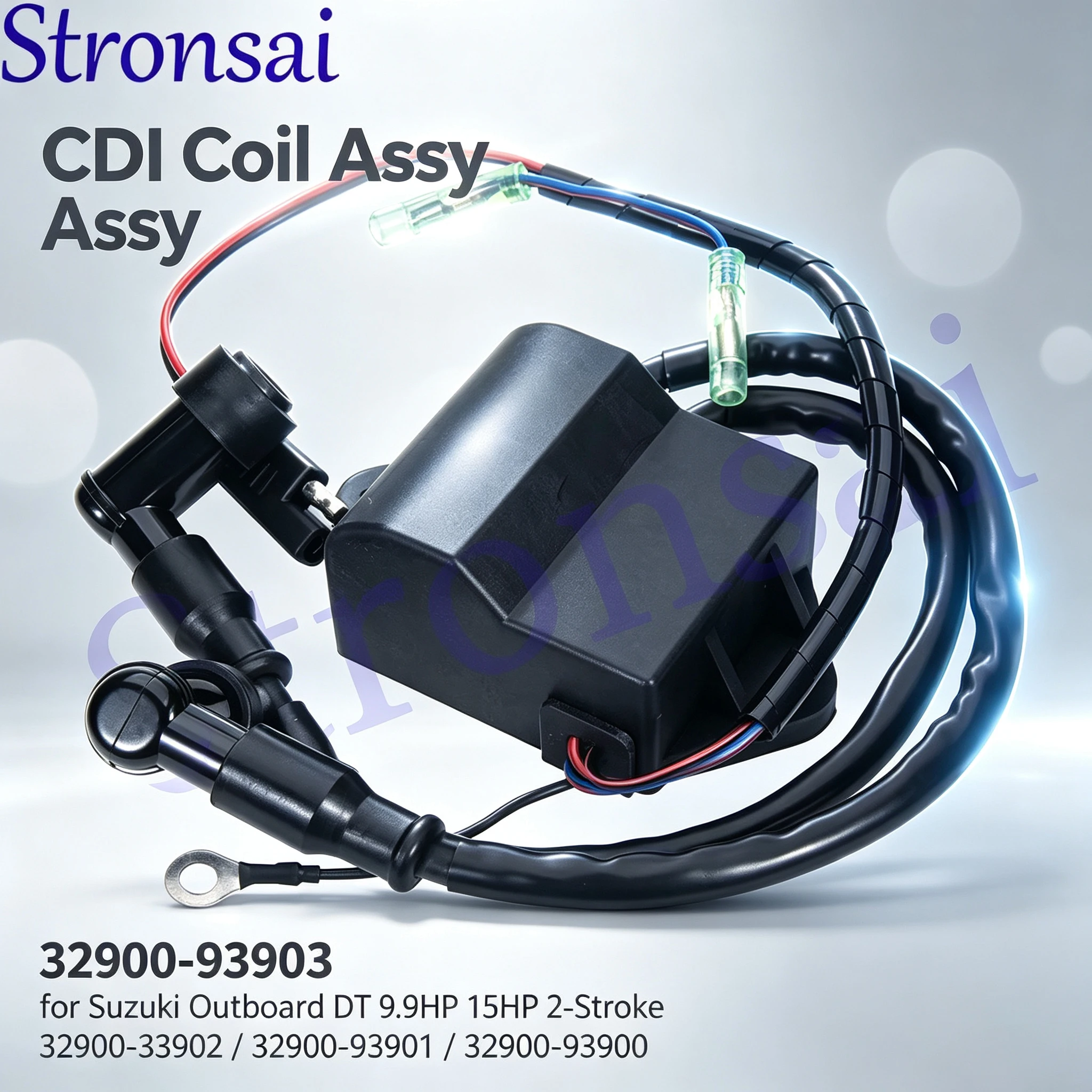 Boat Engine CDI Coil Assy 32900-93903 For Suzuki Outboard 2-Stroke DT9.9HP DT15HP Replacement Parts