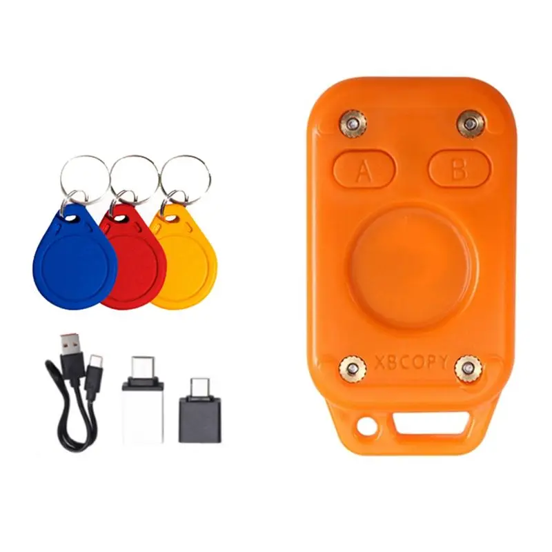 AB25-Upgrade Chameleon Ultra V2.0 RFID Smart Chip Reader Emulator 125Khz/13.56Mhz Duplicator+ 3X CUID Keychain