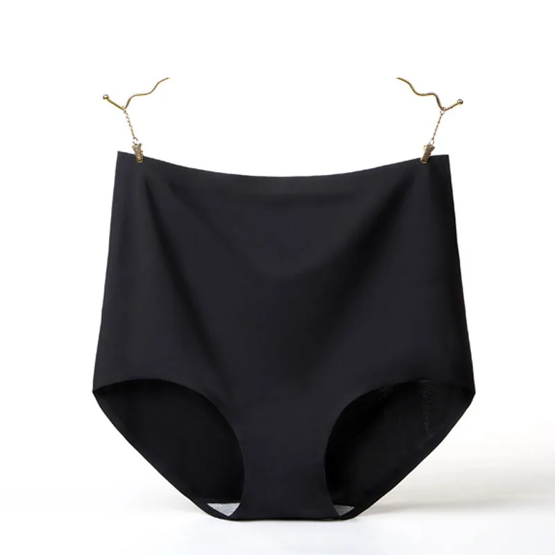 Culottes sans couture pour femmes, sous-vêtements de qualité, slips azoles, lingerie taille haute, grande taille, 4XL, lot de 4 pièces