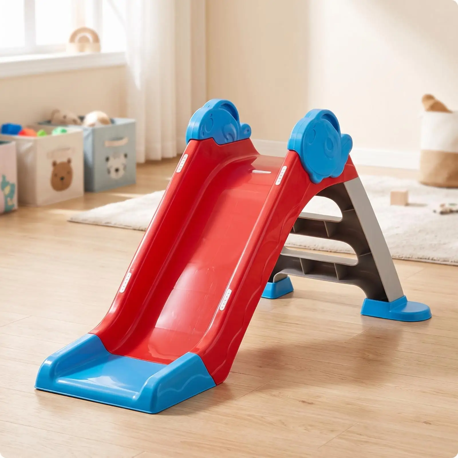 Kids Water Spray Slide with Climbing Ladder PE Construction for Indoor Outdoor Toddler Play Center Home Use Kids Water Spray Slide with Climbing Ladder PE Construction for Indoor Outdoor Toddler Play Center Home Use