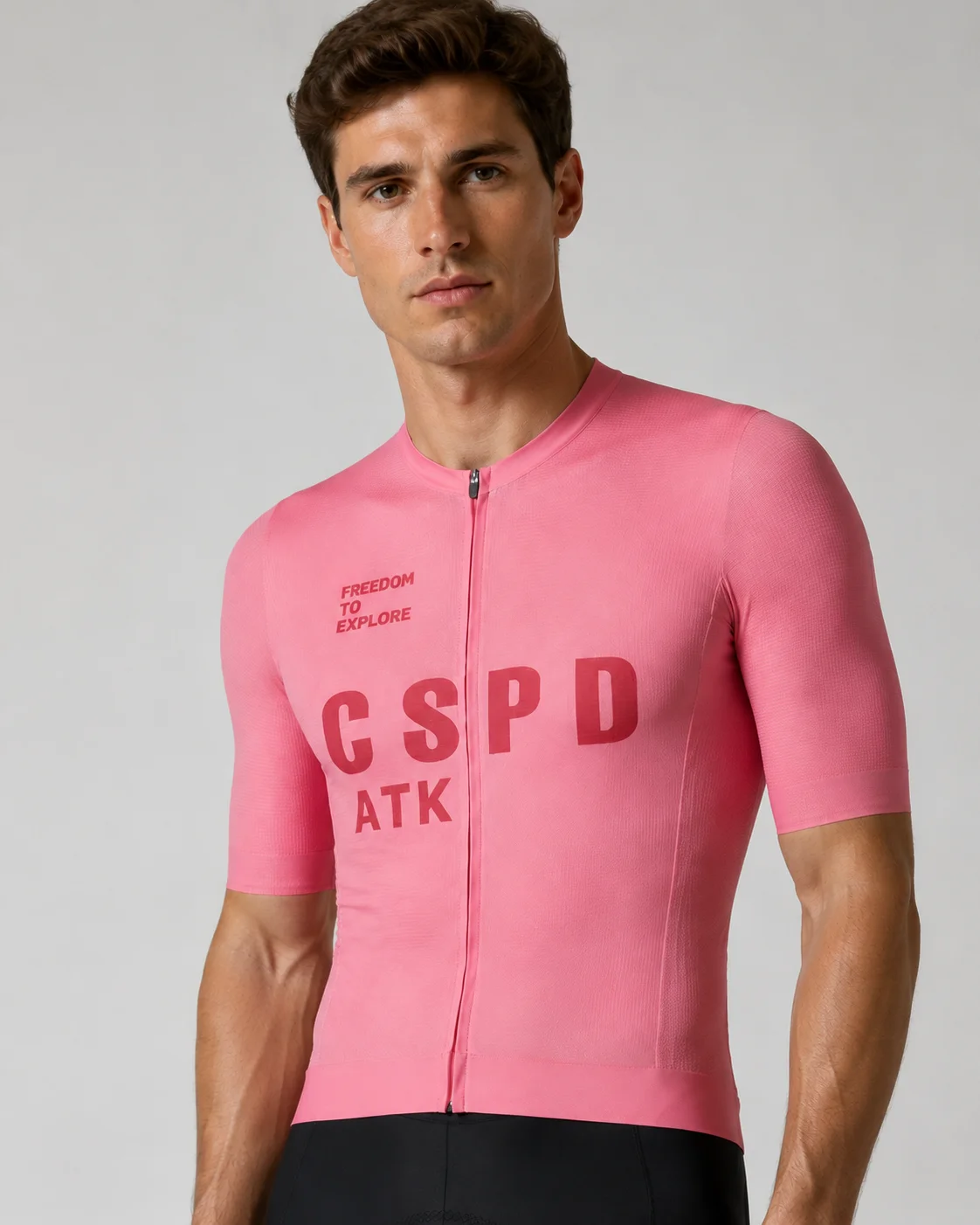 

CSPD ATK Men's Aerodynamic Cycling Wear Summer Sunscreen Ultra Thin Bicycle Shirt Professional Edition Cycling Top